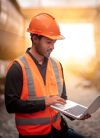 Equipo de ingeniería en sitio